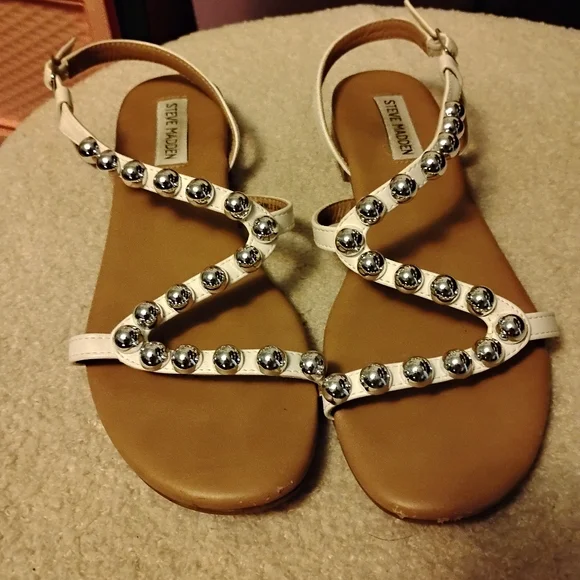 Steve Madden Strappy Bobble Sandals - Picture 2 of 12